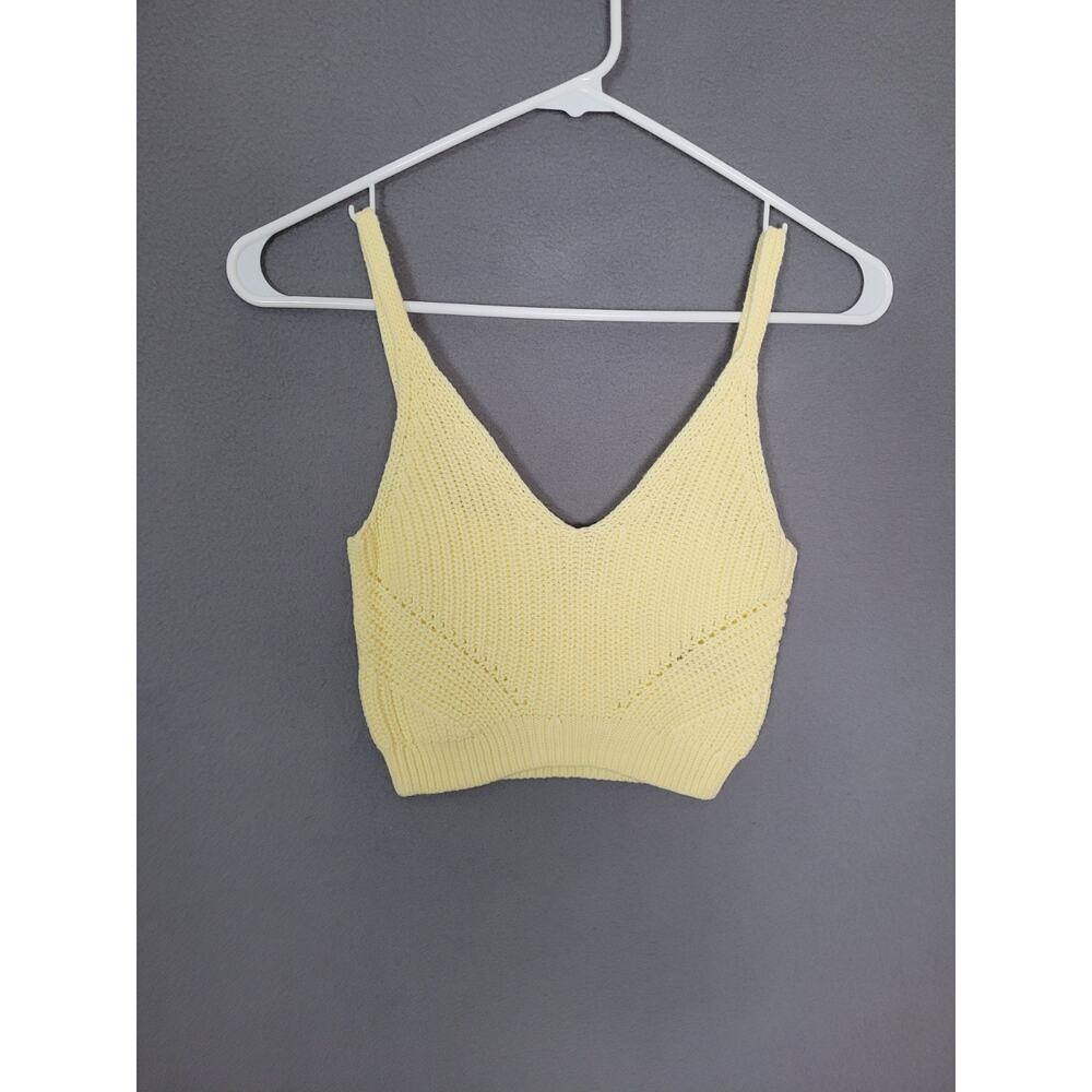 The Drop Women's Divya Pointelle Bralette Sweater XSMALL